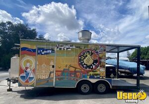 2019 8.5' x 20' Mobile Kitchen Food Concession Trailer with Porch + Pro-Fire System for Sale in Florida!