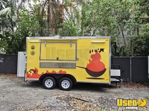 Turnkey - 2024 14' Kitchen Food Trailer with Fire Suppression System for Sale in Florida!