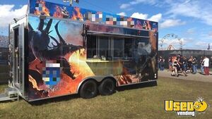 Super Clean Custom 2021 - 8.5' x 20' Kitchen Food Concession Trailer for Sale in Florida!