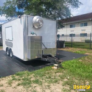 2018 - 8' x 16' Lightly Used Kitchen Food Concession Trailer with Pro-Fire System for Sale in Florida!
