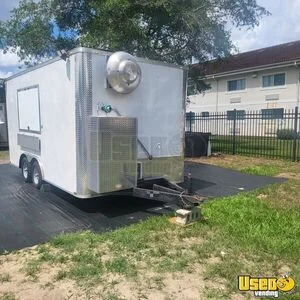 2018 - 8' x 16' Lightly Used Kitchen Food Concession Trailer with Pro-Fire System for Sale in Florida!
