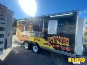 Street Vending Unit - Kitchen Food Concession Trailer with Pro-Fire System for Sale in Florida!