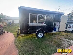 Well Equipped - 7' x 12' Kitchen Food Concession Trailer with  Fire Suppression System for Sale in Florida!