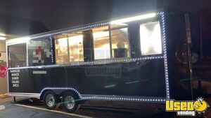 Licensed - 2021 8' x 20' Kitchen Food Concession Trailer with Pro-Fire System and Porch for Sale in Florida!