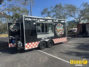 Well Equipped - 2023 8.5' x 16' Kitchen Food Concession Trailer for Sale in Florida!