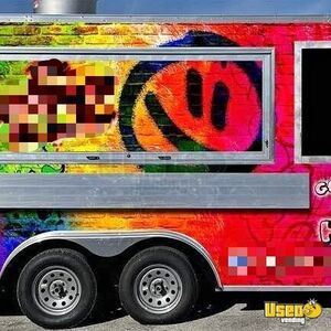 Well Equipped - 20' Kitchen Food Concession Trailer with Fire Suppression System for Sale in Florida!