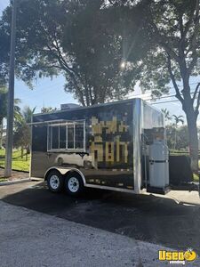 2025 8.5' x 14' Kitchen Food Concession Trailer with Pro Fire System for Sale in Florida!