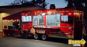 Turnkey - 2021 8' x 16' Kitchen Food Trailer with Fire Suppression System for Sale in Florida!