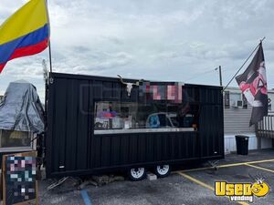 Well Equipped 2025 - 6.6 x 16' Barbecue Kitchen Food Concession Trailer with Smoker for Sale in Florida!