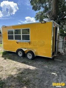 2026 7' x 16' Kitchen Food Concession Trailer with Pro Fire System for Sale in Florida!