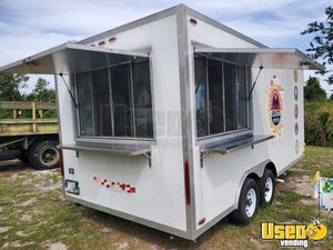 2016 8.5' x 18' Quality Kitchen Food Concession Trailer with Fire Suppression System for Sale in Florida!