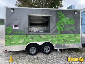 2021 - 8' x 16' Kitchen Food Concession Trailer with Pro-Fire System for Sale in Florida!