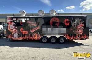 Like New - 2024 8' x 28' Kitchen Food Trailer | Food Concession Trailer for Sale in Florida!