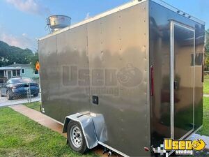 Like New - 2024 7' x 12' Kitchen Food Trailer with Fire Suppression System for Sale in Florida!