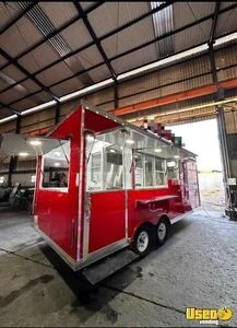 2025 8' x 20' Kitchen Food Concession Trailer with Pro Fire System for Sale in Florida!
