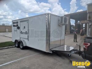 2023 7' x 16' Kitchen Food Concession Trailer with Fire Suppression System for Sale in Florida!
