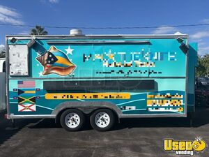 2020 8' x 16' Kitchen Food Concession Trailer with Pro Fire System for Sale in Florida!