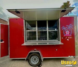 Like-New - 2020 7.5' x 12.5 ' Kitchen Food Concession Trailer with Pro-Fire Suppression for Sale in Florida!