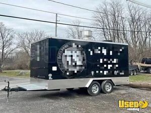 Well Equipped 8' x 16' Mobile Kitchen Food Concession Trailer w/ Pro Fire System for Sale in Florida!