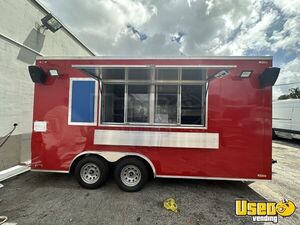 BRAND NEW 2024 8' x 16' Commercial Mobile Kitchen Food Concession Trailer for Sale in Florida!