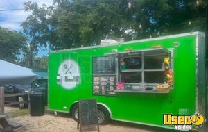 Turnkey - 2025 8' x 18' Kitchen Food Concession Trailer with Fire Suppression System for Sale in Florida!