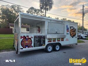 Like New - 20' Street Food Concession Trailer with 6' Open Porch for Sale in Florida!