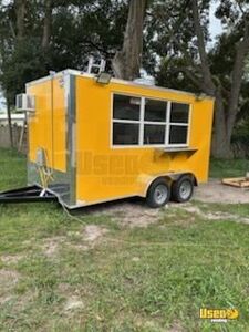 2026 7' x 16' Kitchen Food Concession Trailer with Pro-Fire System for Sale in Florida!