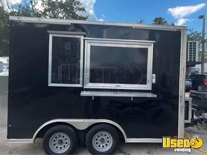 LIKE NEW Compact 8.5' x 12' Kitchen Food Concession Trailer with Pro-Fire for Sale in Florida!