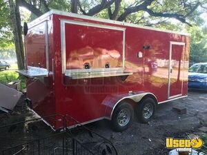 NEW 2024 CUSTOM BUILT Freedom 7' x 16' Mobile Food Concession Trailer for Sale in Florida!