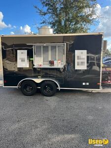 Like New 2024 - 7' x 14' Kitchen Food Concession Trailer with Pro-Fire Suppression for Sale in Florida!