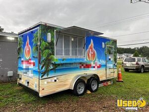 Fully Licensed 2022 - 7' x 18' Food Concession Trailer with Pro-Fire System for Sale in Florida!