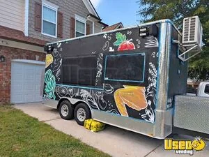 Well Equipped - 2022 8' x 16' Quality Cargo Kitchen Concession Trailer w/ Pro Fire System for Sale in Georgia