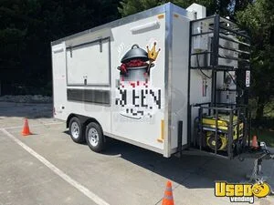 New and Never Used - 2025 8' x 14' Kitchen Food Concession Trailer with Fire Suppression for Sale in Georgia!