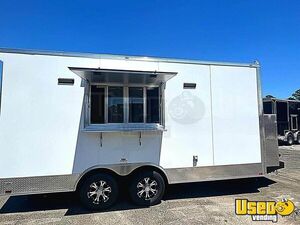 2023 - 8.5' x 18' Food Concession Trailer with Pro-Fire System for Sale in Georgia!