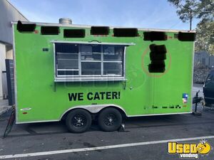 Permitted - 2021 8.5' x 16' Kitchen Food Concession Trailer with Pro-Fire Suppression for Sale in Georgia!