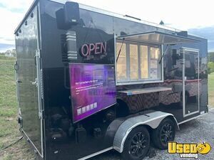 LIKE NEW 2023 - 7' x 16' Kitchen Food Concession Trailer with Pro-Fire System for Sale in Georgia!