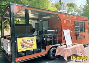 2023 8.5 x 22' Mobile Food Concession Trailer with Porch for Sale in Georgia!
