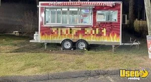 2024 8' x 16' Kitchen Food Concession Trailer with Pro-Fire System for Sale in Georgia!