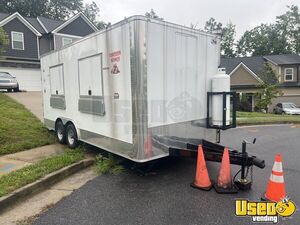 2022 8.5' x 18' Quality Cargo Kitchen Food Concession Trailer with Pro-Fire Suppression for Sale in Georgia!