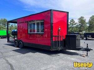 NEW READY TO GO - 2023 8.5' x 30' Well Equipped BBQ Food Trailer for Sale in Georgia!!!