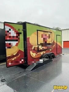 2024 7' x 16' Kitchen Food Concession Trailer with Pro Fire System for Sale in Georgia!