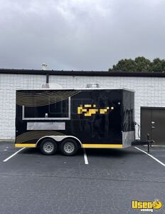 2022 8.5' x 14' Cargo Craft Kitchen Food Concession Trailer with Fire Suppression System for Sale in Georgia!