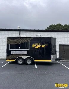 2022 8.5' x 14' Cargo Craft Kitchen Food Concession Trailer with Fire Suppression System for Sale in Georgia!