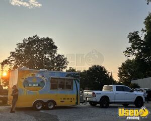 2019 8.5' x 16' Mobile Kitchen Food Concession Trailer with Fire Suppression System for Sale in Georgia!