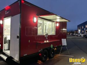Like New - 2024 16' Kitchen Food Concession Trailer with Fire Suppression System for Sale in Idaho!