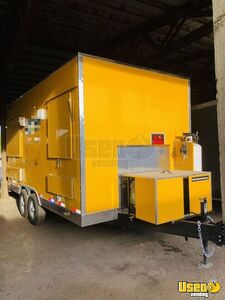 Like New - 2023 8.5' x 16' Kitchen Food Trailer with Fire Suppression System for Sale in Idaho!
