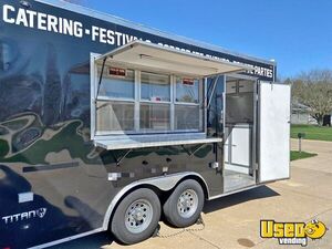 Nicely Equipped 2018 - 8' x 16' Kitchen Food Unit /  Food Concession Trailer for Sale in Illinois!