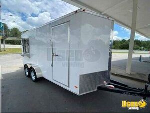 Like New- 2021 7' x 12' Food Concession Trailer | Mobile Vending Trailer for Sale in Illinois!