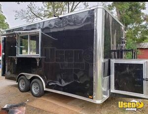 Like-New 2021 - 7' x 16' Mobile Food Vending Unit - Kitchen Concession Trailer with Pro-Fire for Sale in Illinois!
