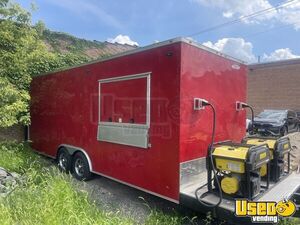 NEWLY BUILT 2022 8.5’ x 21’ Freedom Mobile Kitchen Food Concession Trailer w/ Fire Suppression for Sale in Illinois!
